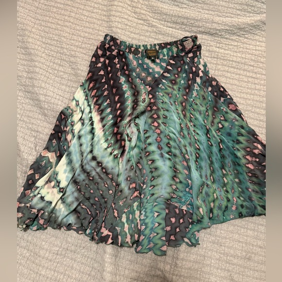 CARTER SMITH Shibori Custom-Made Every Piece Uniquely Made Artwork Silk Pants - Picture 3 of 7